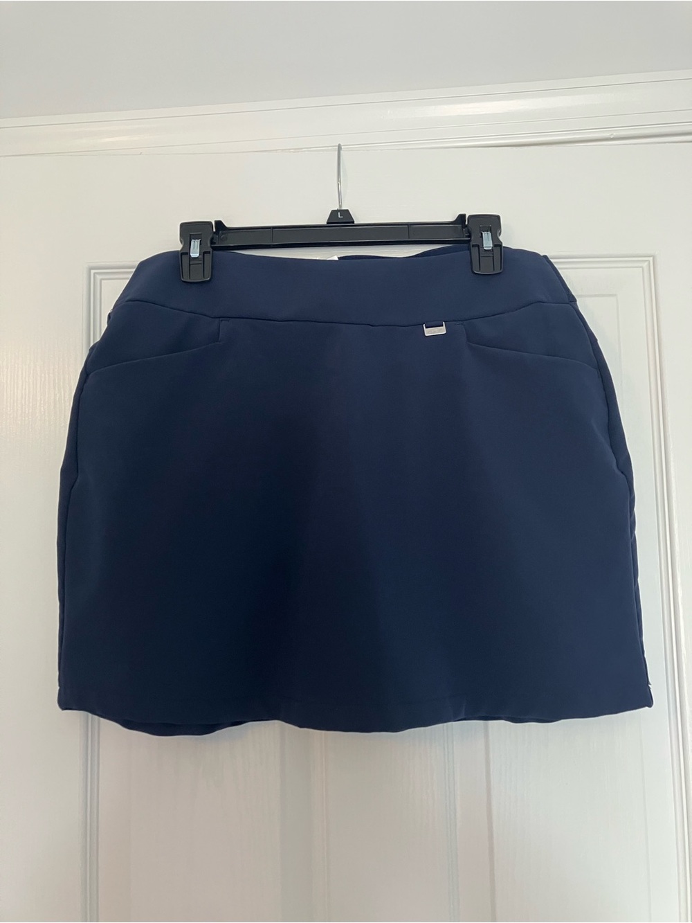 Greg Norman Collection Navy Mini Skort Medium